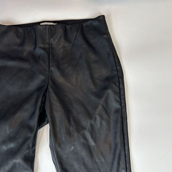 Velvet By Graham & Spencer Pants Womens Small Berdine Faux Leather Legging Black - Picture 5 of 13